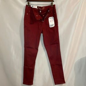 Seven 7 High Rise Skinny In Fired Brick Size 12